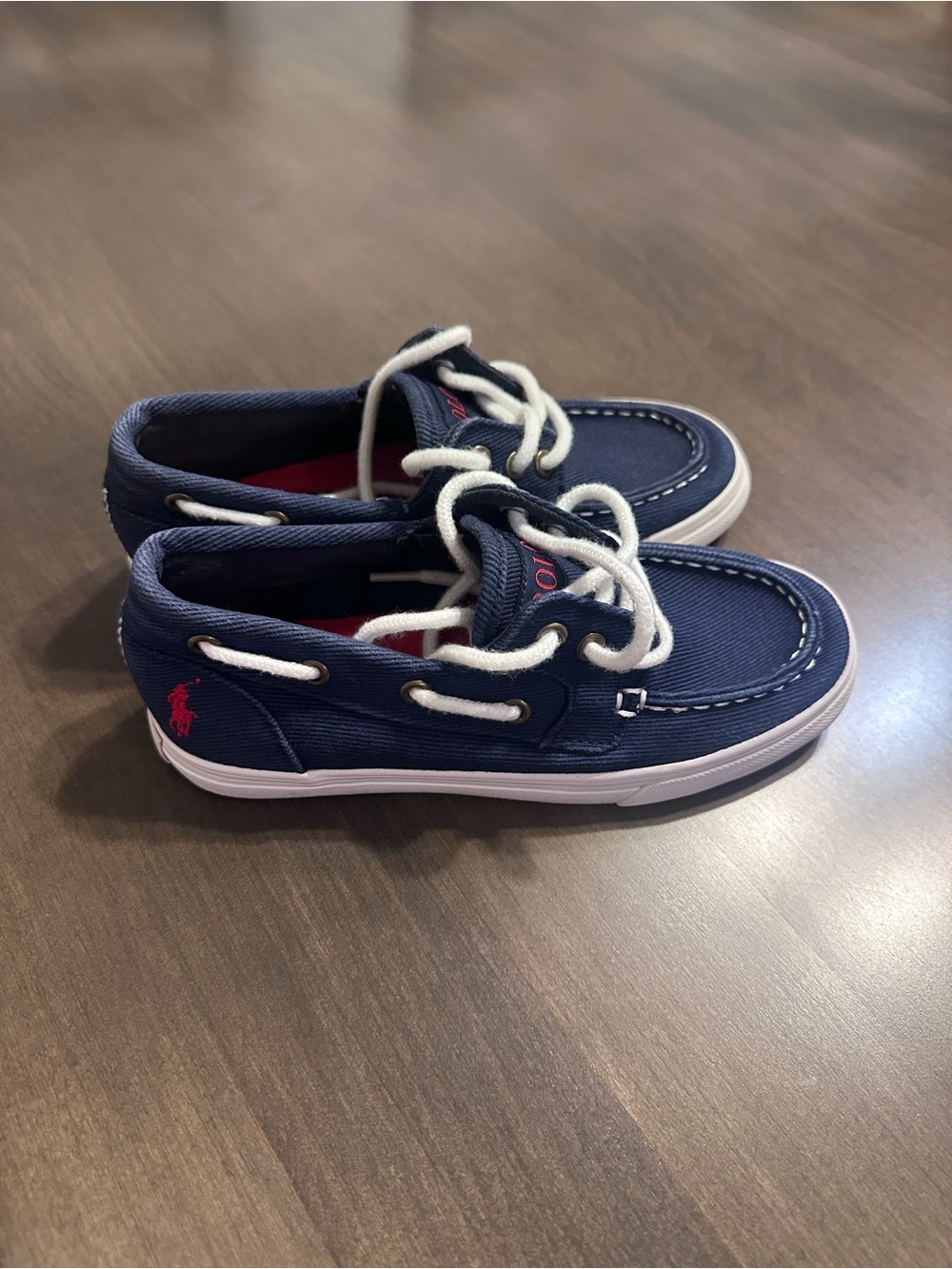 Polo by Ralph Lauren Kids Navy Boat Shoes